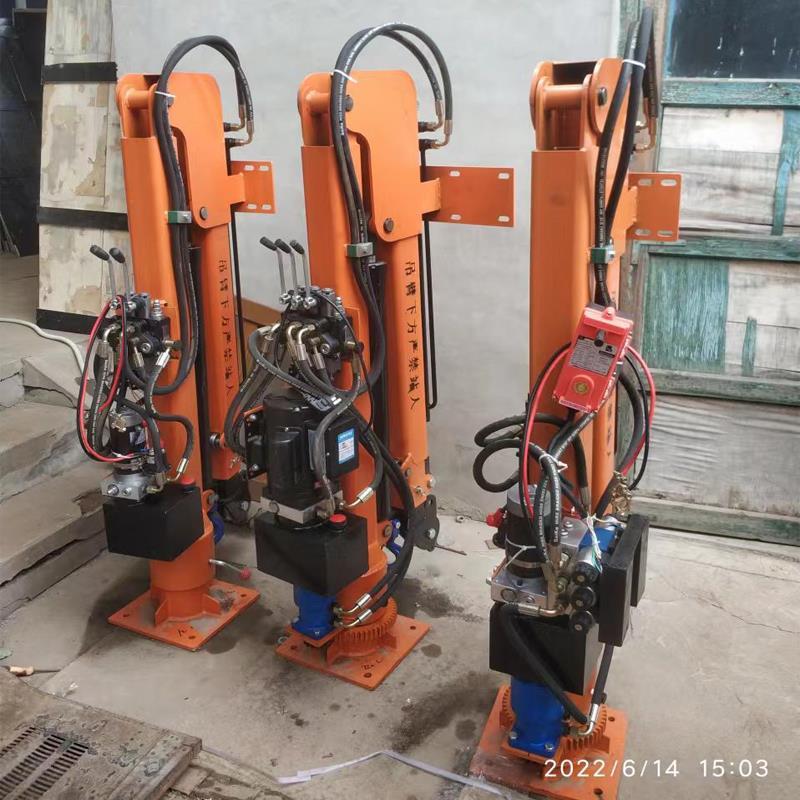 石门区重汽蓝牌随车吊 3.2吨 国六动力强 液压驱动 农用自卸起重机